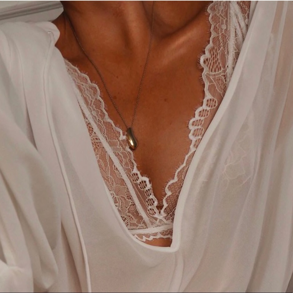 Lorna Luxe In The Style white bralette NWT